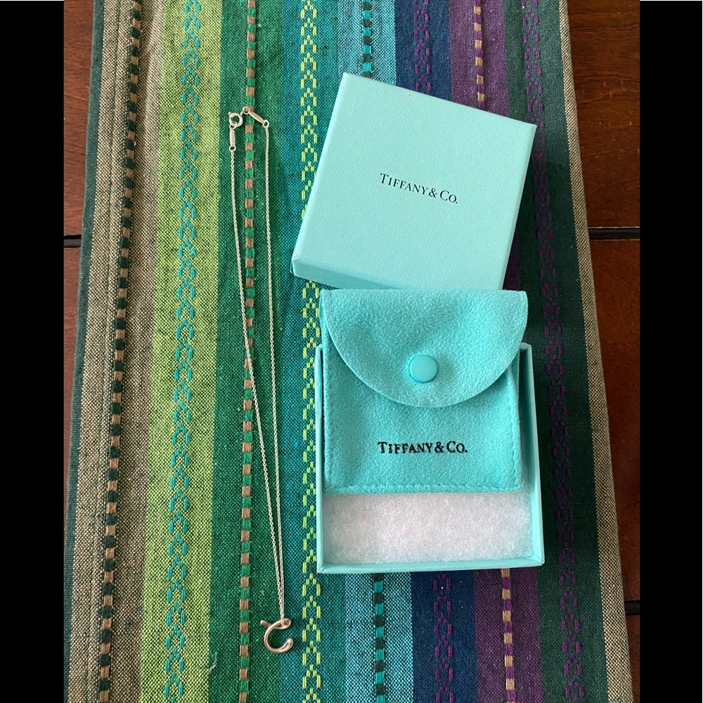 Tiffany’s Letter C Initial Necklace 💙